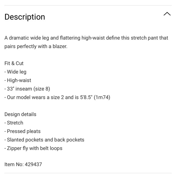 RW&CO | High waist mini check wide leg pant - Picture 5 of 7